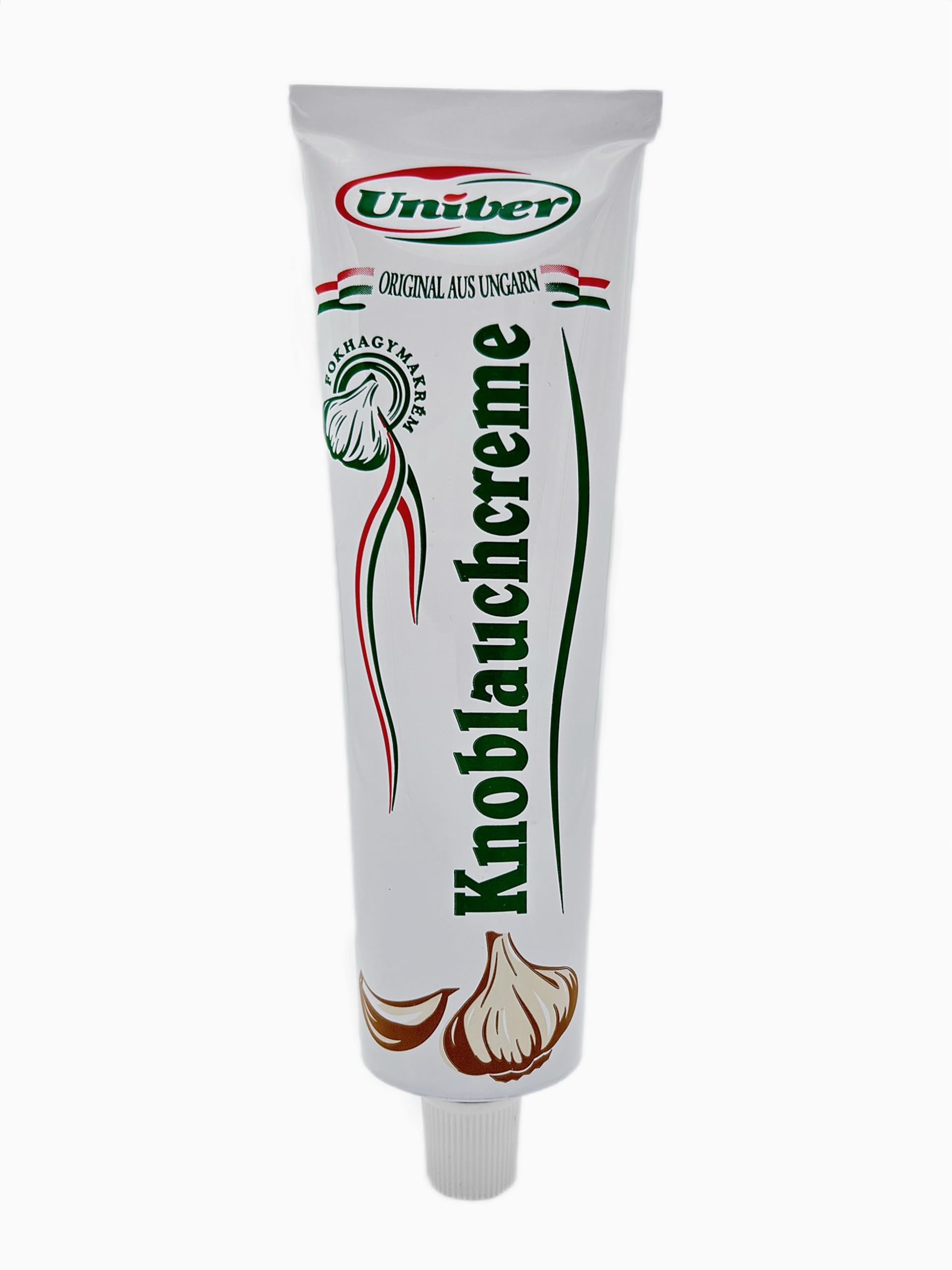 Univer Crema de ajo, tubo de 160 g, picante y versátil