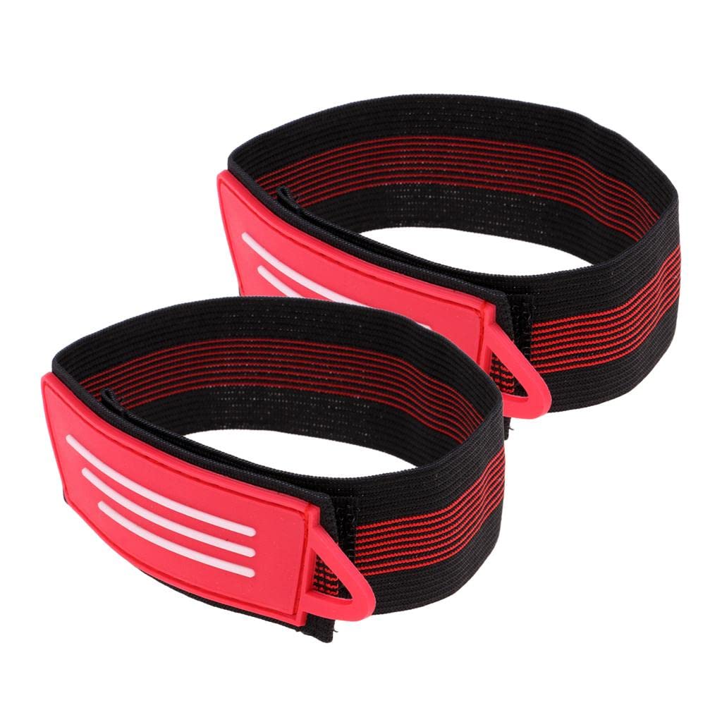 Meadawgs® 1 Pair Bicycle Ankle Leg Strap Cycling Bike Pants Band Leg Clip Strap Red-picture-11