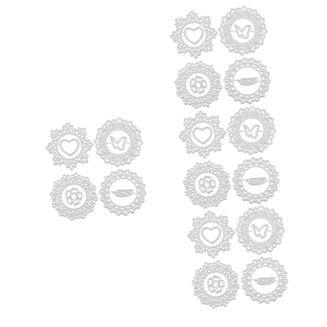 Pochoirs en métal robustes HOMSFOU avec motifs géométriques pour fabrication de moules