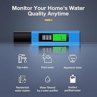 Vista 4 de Medidor TDS Digital de Agua 4 en 1 Completamente Nuevo 2025 - Probador de Agua Digital Preciso y Confiable TDS EC y Temp(°C,°F) - 0-9999ppm