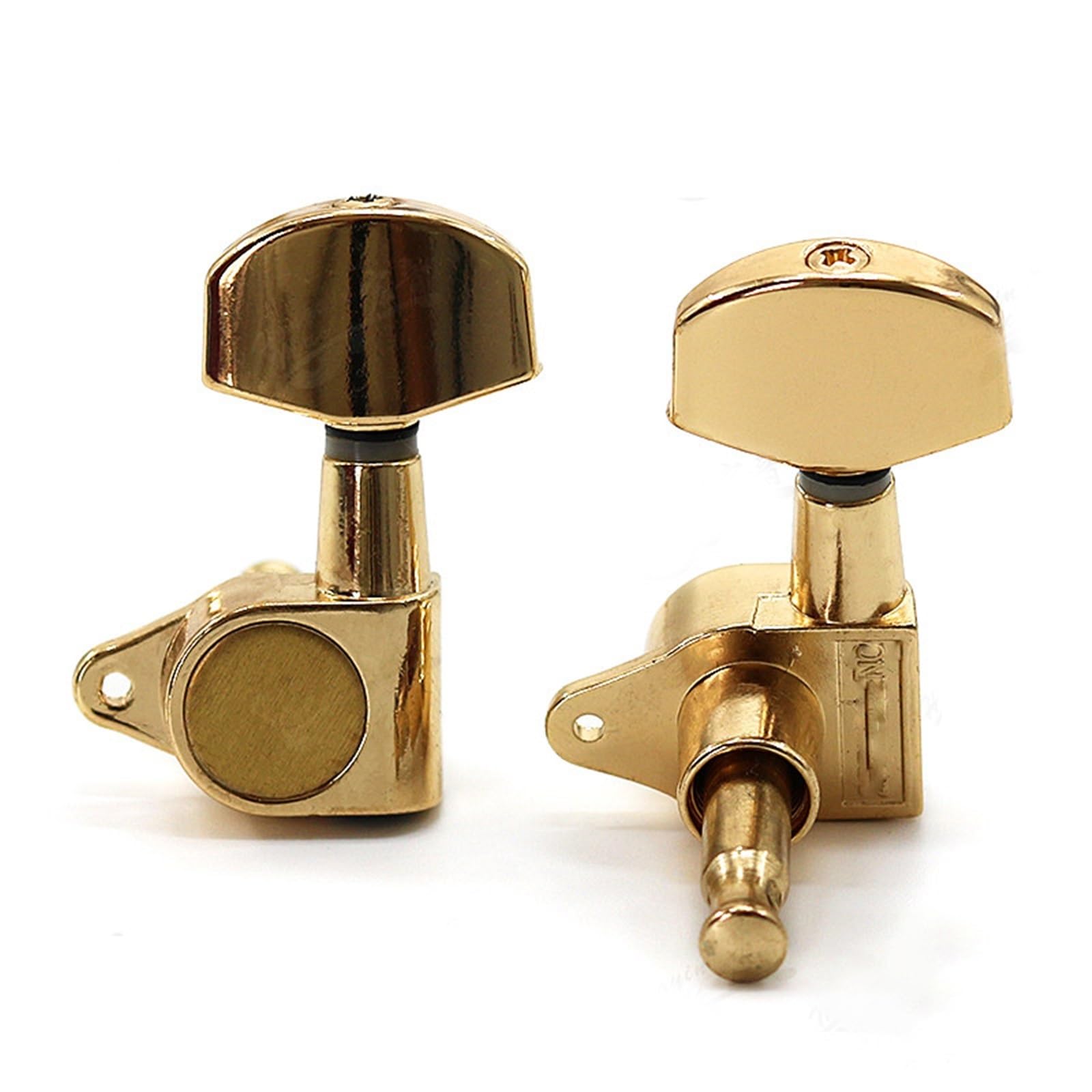 Locking Guitar Tuning Pegs Stimmwirbel Für Folk-Gitarren Mit Quadratischem Kopf Vollständig Umschlossen Und Verriegelungsbeschlägen Versehen(Gold)