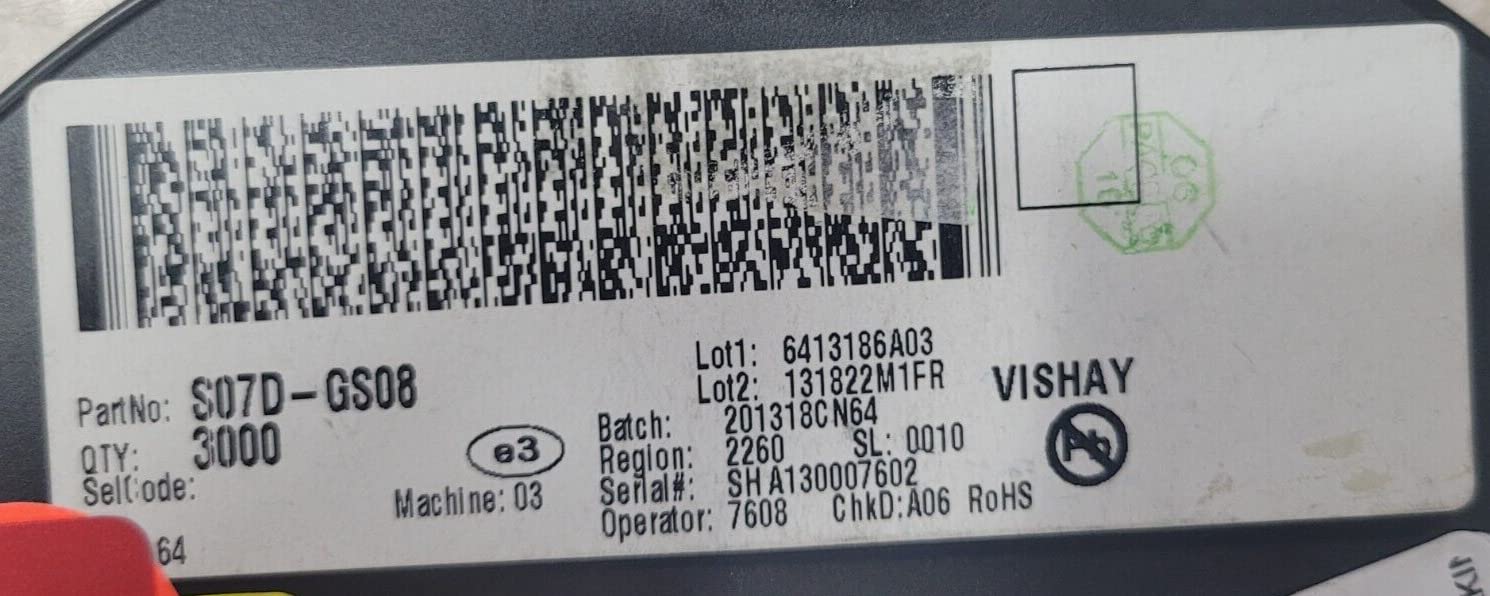 (1 PC) S07DGS08 VISHAY