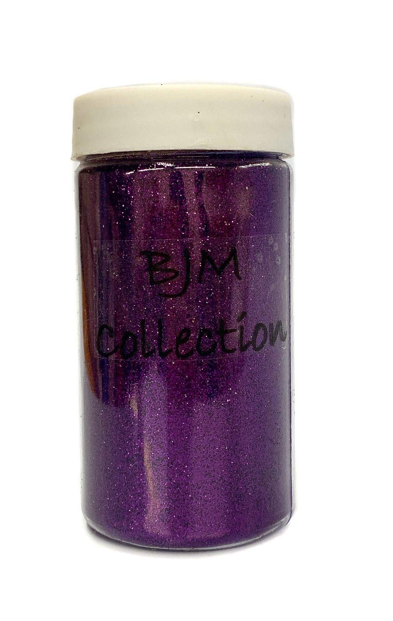 Botella de polvo de purpurina fina (100 gramos), color morado