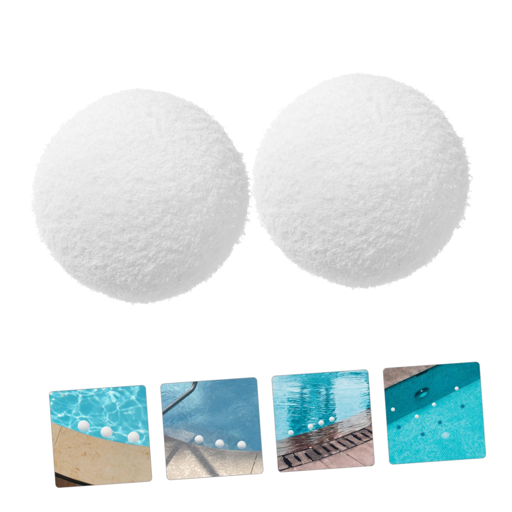 ibasenice 5 Ensembles Éponge Absorbante D'Huile Éponge Éliminatrice Boules De Piscine Éponge De Nettoyage pour Piscine Fournitures pour Aquarium Boules Filtrantes De 4 pièces * 5