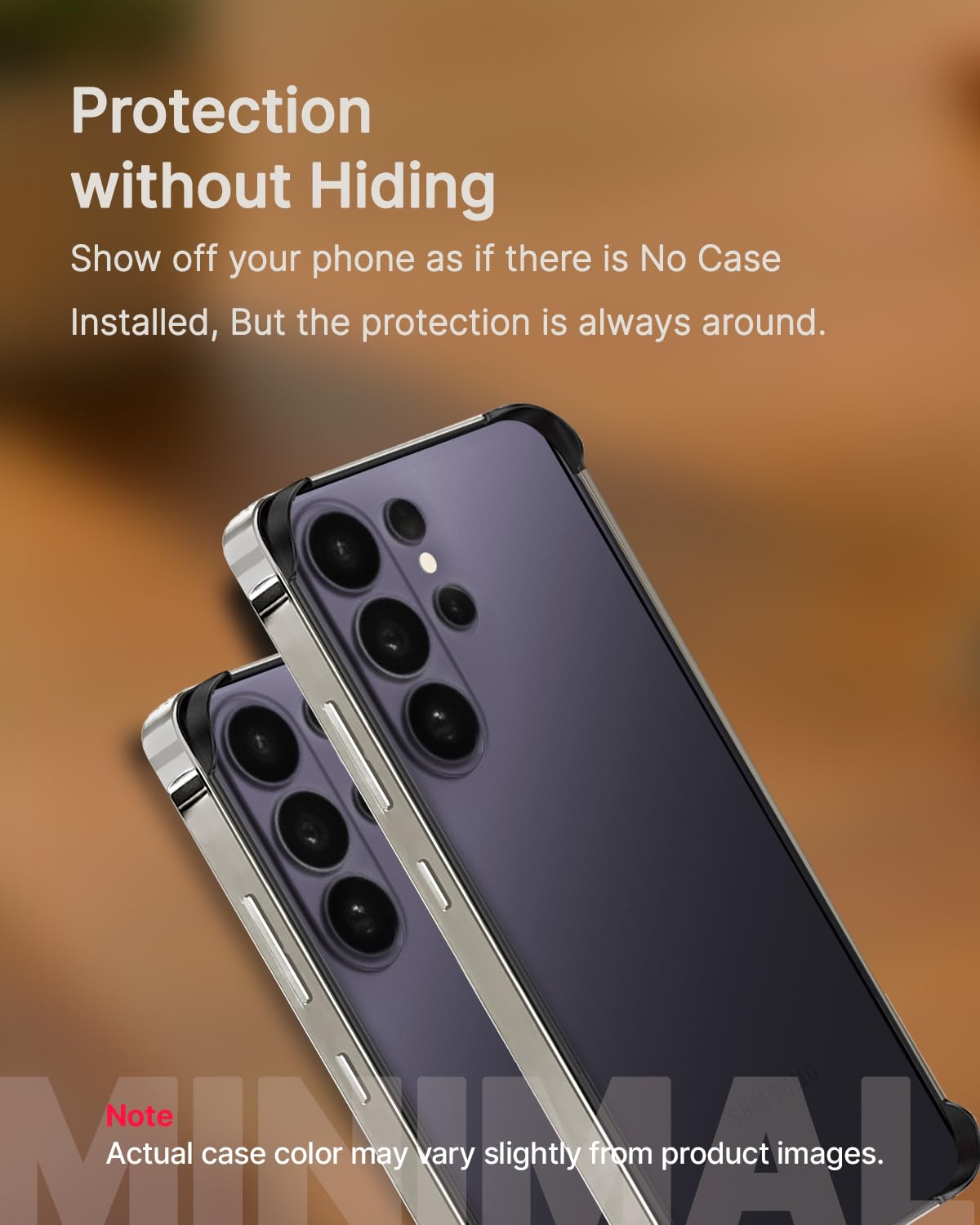 RAEGR Case | Anodized Aluminum Bumper | Edge Armor Protective Minimal Case Designed for Galaxy S26 Ultra (2026) - Natural Titanium RG10658 — Amazon image 6