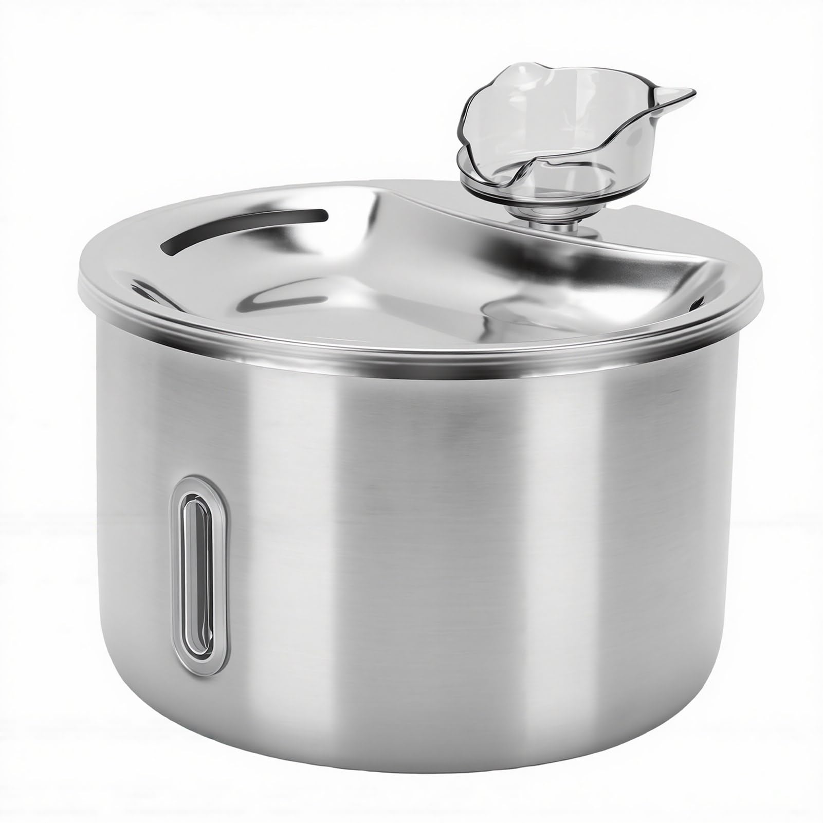 TOPINCN Fontaine d'eau pour Chat, Fontaine d'eau Automatique pour Animaux de Compagnie, à Boire électrique pour Animaux de Compagnie, Distributeur pour Chats en Acier