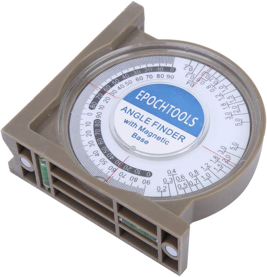 Magnetic Angle Finder,0-360 Degrees Multifunctional Slope Inclinometer Angle Finder Meter Measuring Tool
