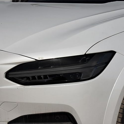 JCAKES 2 Pcs Car Headlight Tint Black Protective Film TPU Sticker for Volvo S60 XC90 XC60 XC40 V60 V90 S90 2015-2020 Accessories JCAKES 2 Pcs Car Headlight Tint Black Protective Film TPU Sticker for Volvo S60 XC90 XC60 XC40 V60 V90 S90 2015-2020 Accessories
