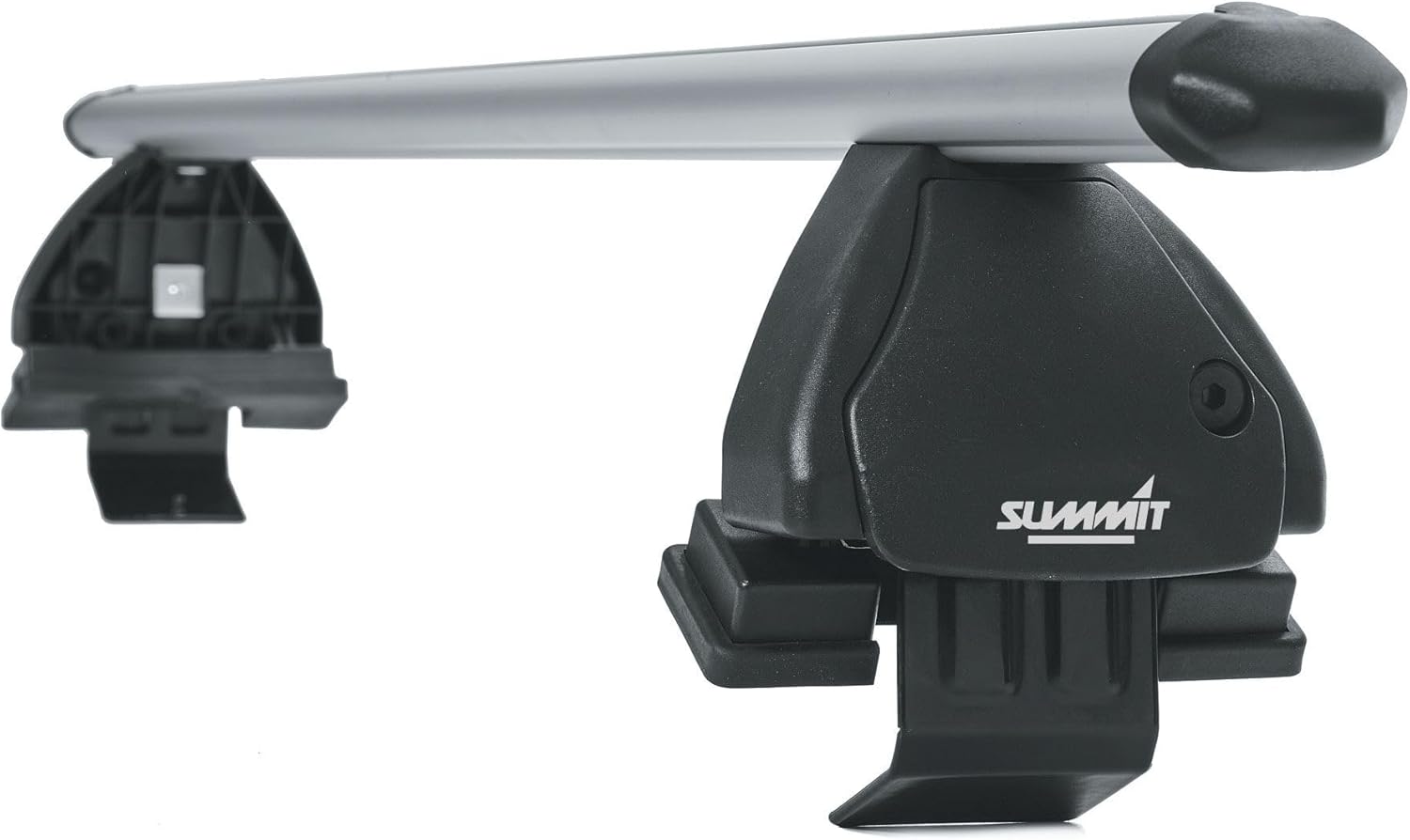 Summit SUPA080 Premium Aluminium MultiFit Roof Bars, Lockable, Set of