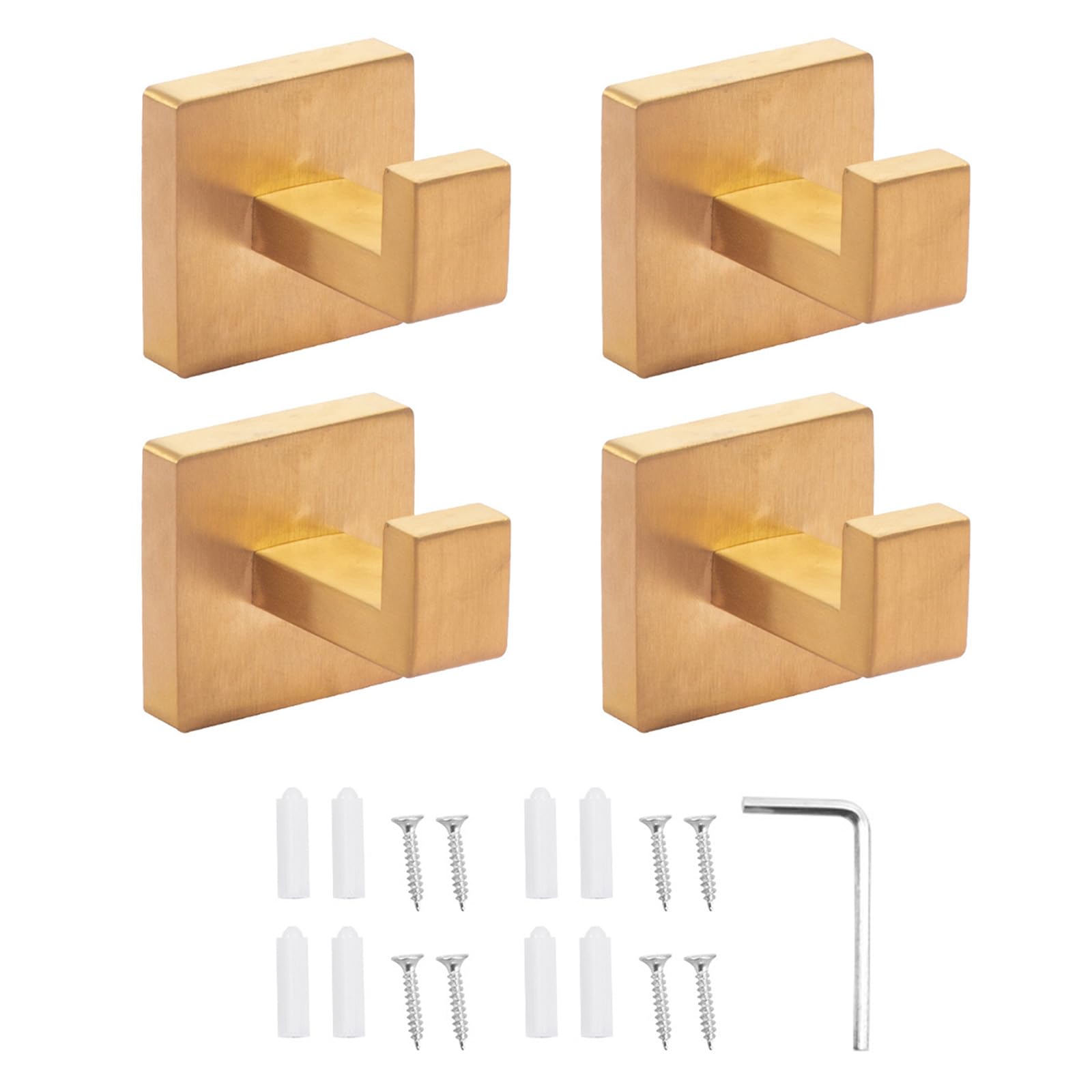 Tsophreniq Gold Multipurpose Suction Cup Hook Clip 4 Packs Clear Designs And Sturdy Holders For Domestic Use Household Accessory Creative Designs Hook