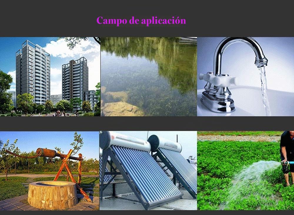 Bomba de Pozo Profundo Bomba de Agua Sumergible de 2 "de Calibre 4"de Diametro Bombas de Agua de Acero Inoxidable 220V-240V / 50Hz 0.75hp Bomba de Potencia