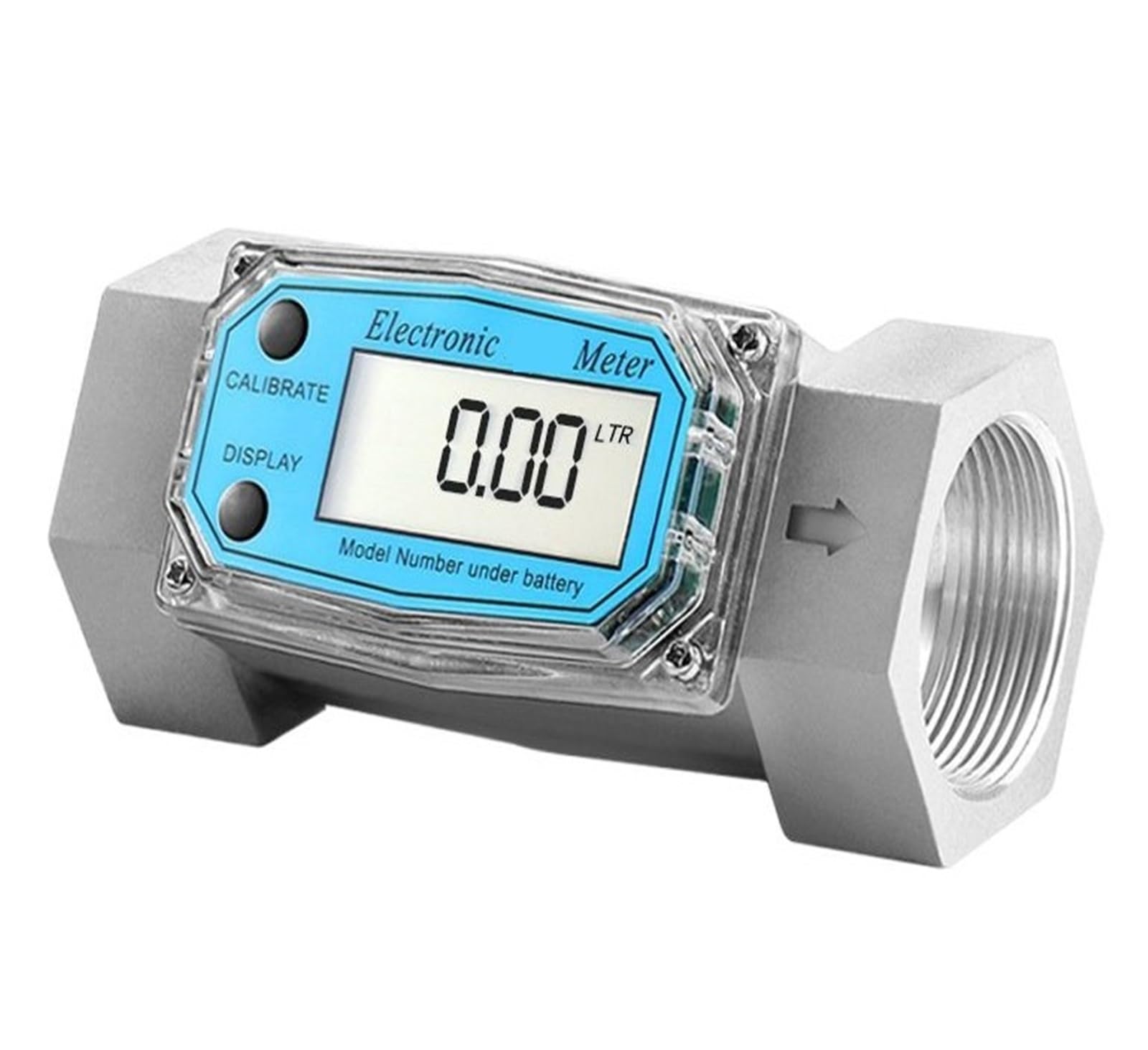 TBZOQAID Flow Meter Digital Display Electronic Flowmeter Liquid Water 1/1.5/2 inch(2inch)