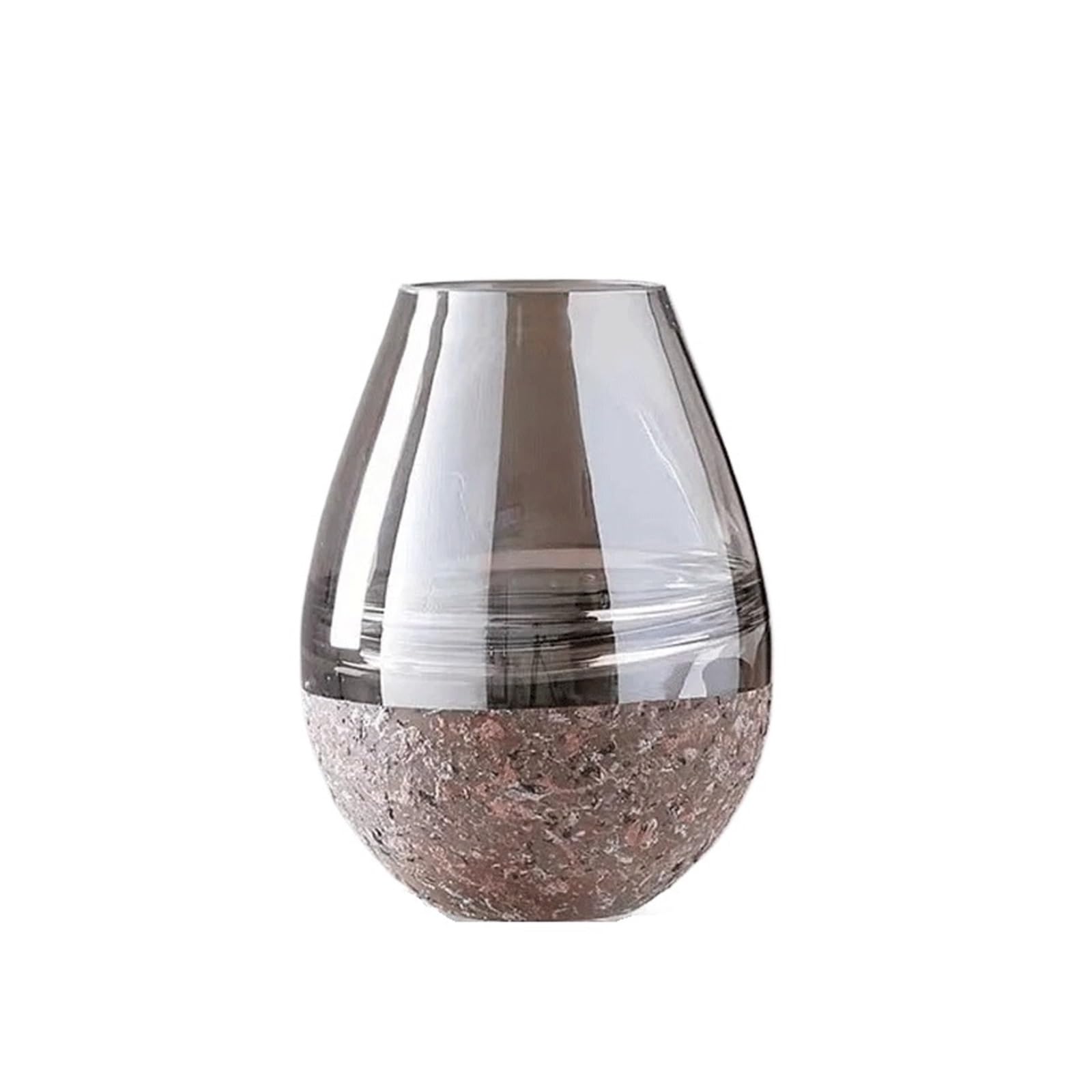 Vase transparent compact pour régler le manque de place et décorer