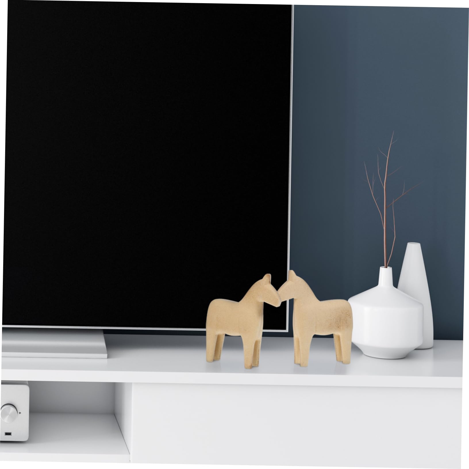 TEHAUX 3 Set Statua Del Cavallo Roba Da Poster Corsa Rodeo Decorazioni Per Bomboniere Gicos Forniture Fai Da Te Per Artigianato in Legno Fai Da Te Di Legno 2 Pezzi * 3