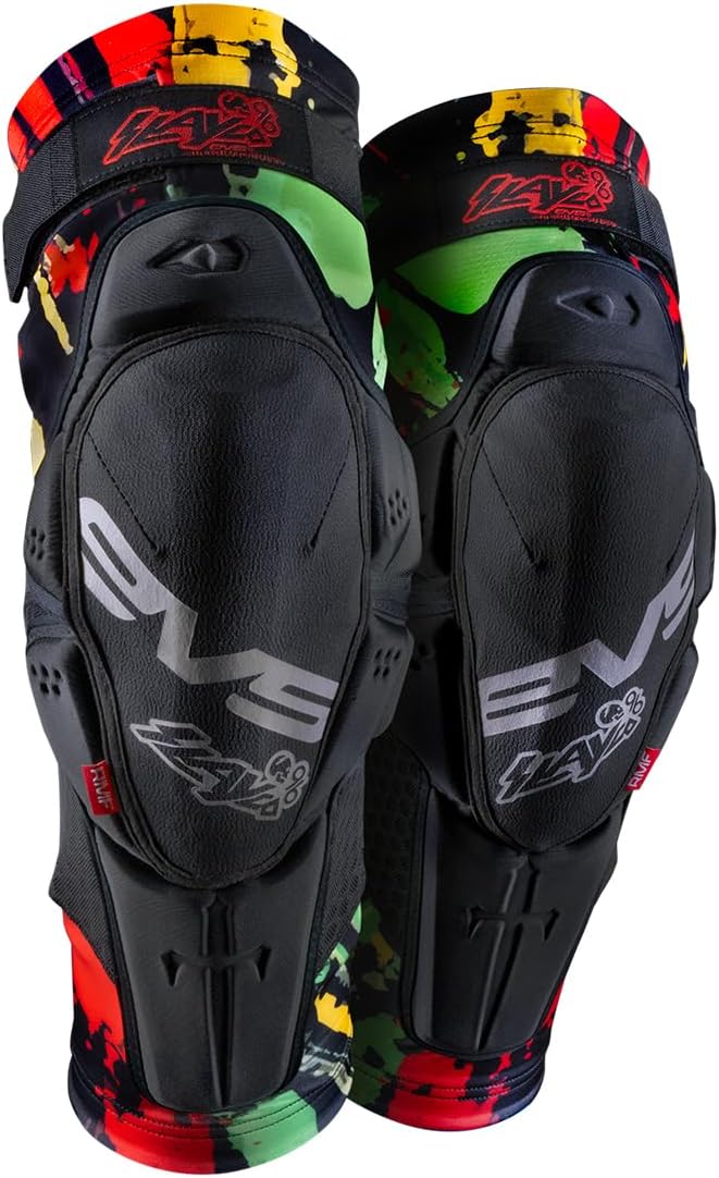 EVS Sports | Slayco96 Moto Knee Guard | Compression Fit, Reactive Memory Foam Technology | Axell Hodges Signature