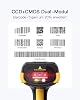 Inateck Barcode Scanner Bluetooth 2D 1D Wireless Handheld Scanner QR Code Scanner with Screen and Smart Base CMOS CCD Dual Module Larger Range Supports App SDK P8 SE