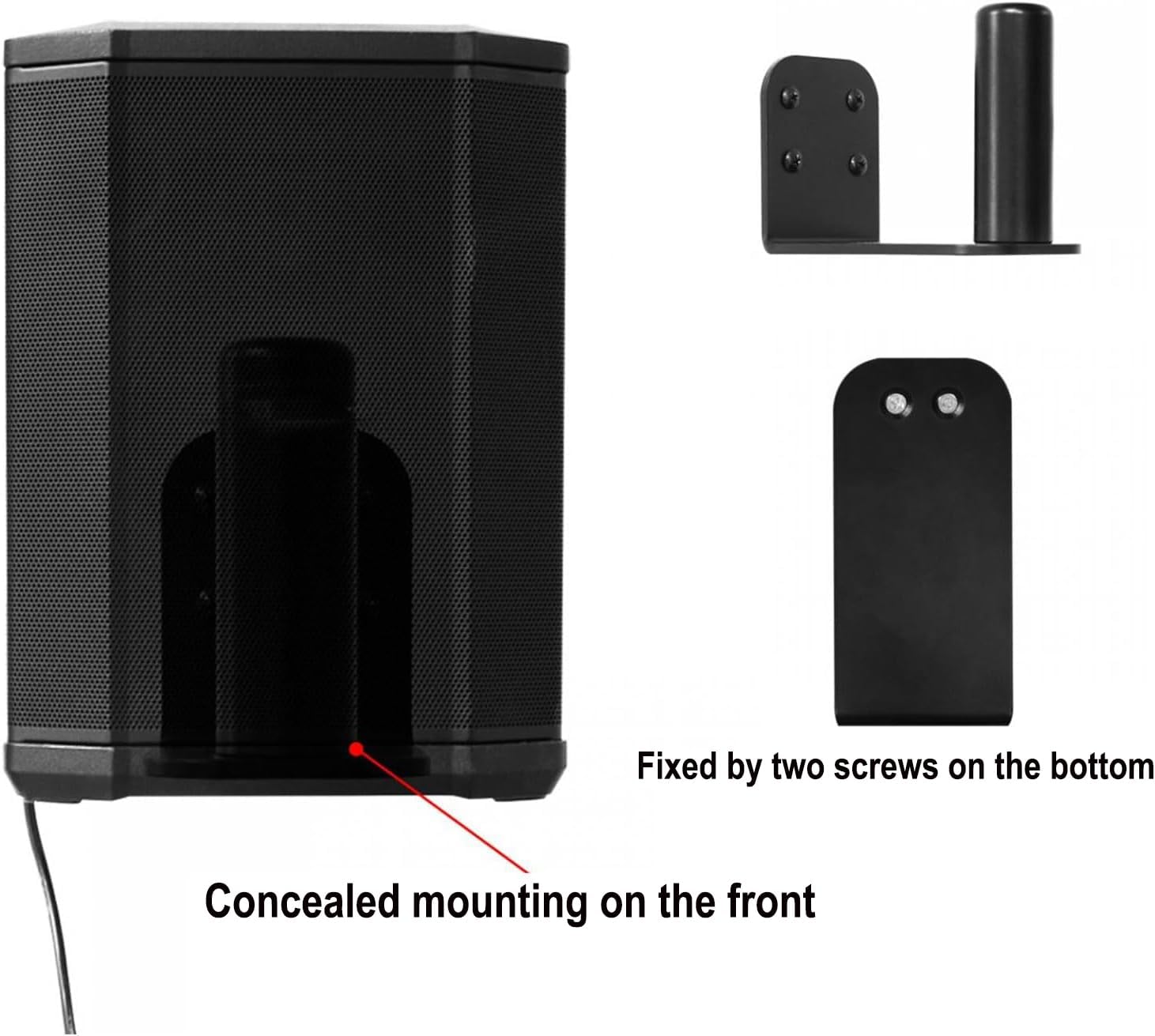 Buwico Speaker Wall Mount for Bose S1 Pro/S1 Pro+ - Hidden Wall Mount Speaker Brackets