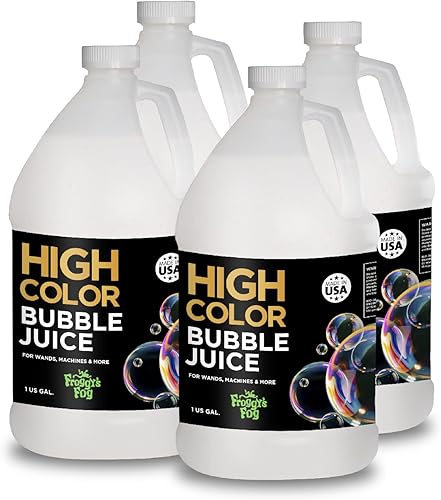 Miniatura 3 de Froggys Fog HIGH COLOR Bubble Juice brillante iridiscente fuerte de larga duración para todas las máquinas de burbujas y burbujeros