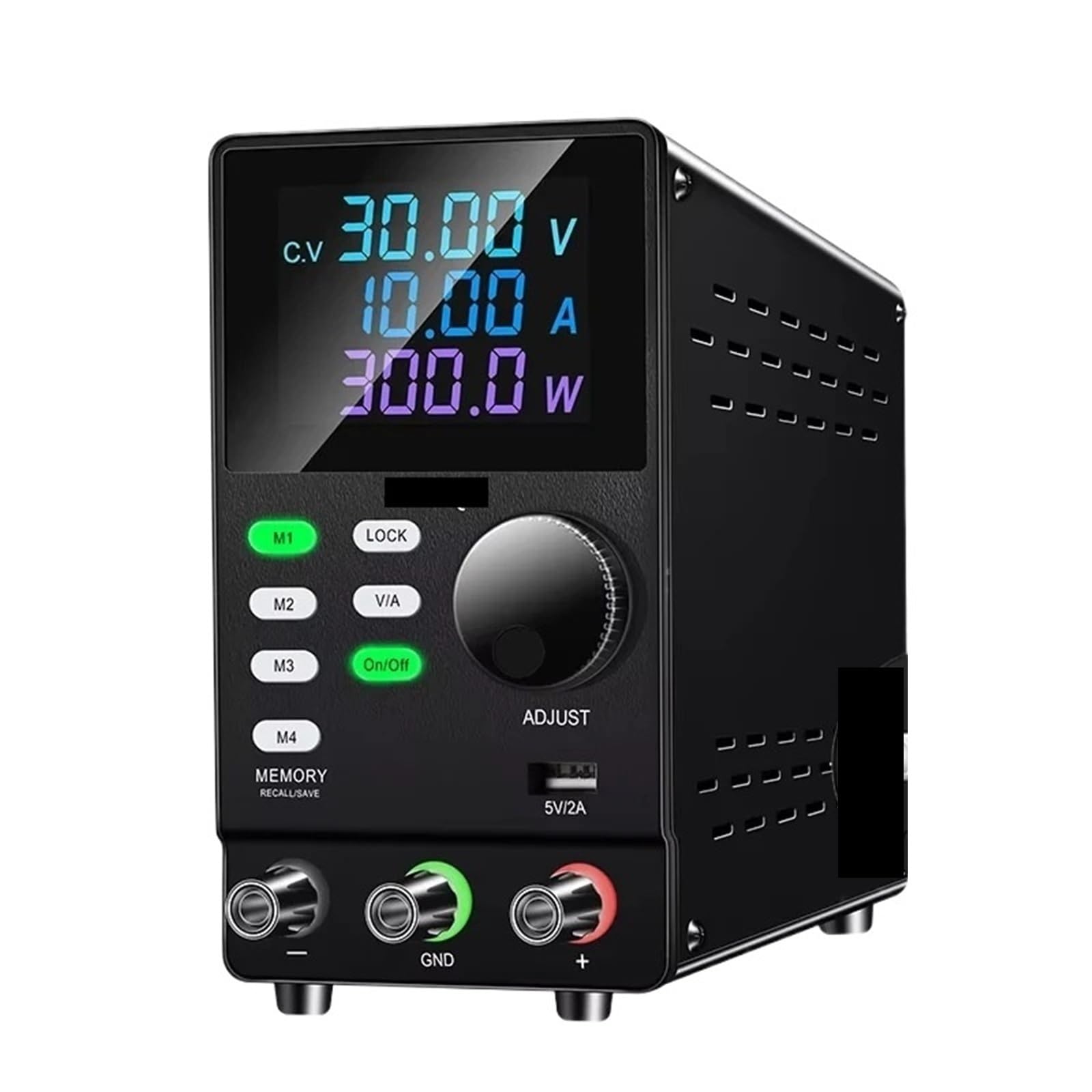 Alimentatore CC SPPS305D, alimentatore da laboratorio programmabile e regolabile con software for PC, interruttore di uscita,Edizione Premium
