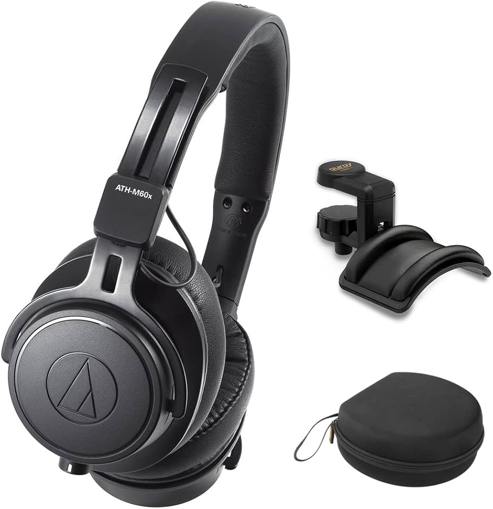 audio-technica ATH-M60x ヘッドフォン On-Ear Professional Monitor Headphones | ATH-M60xa | Audio-Technica
