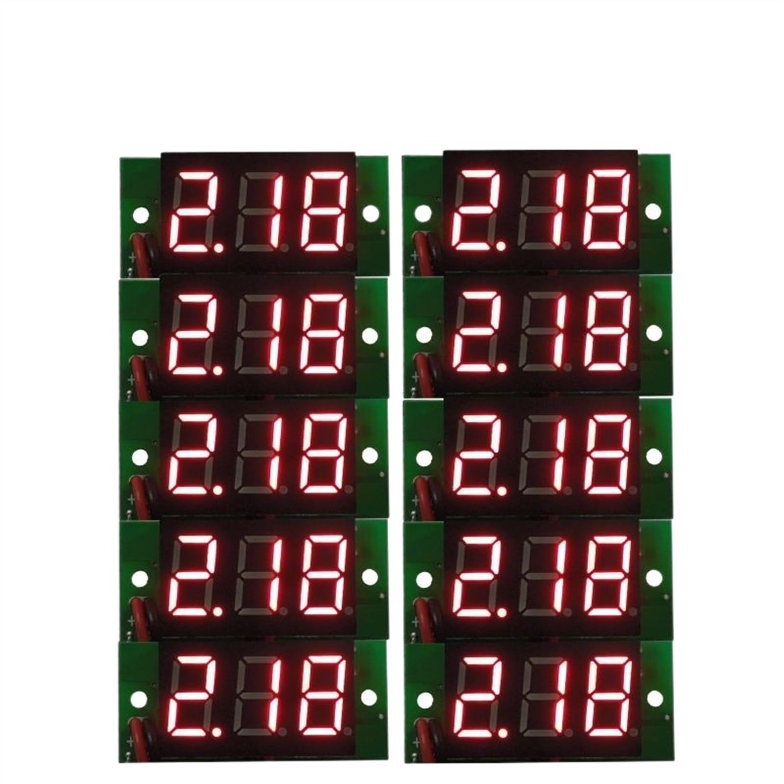 Compteur de courant DC ampèremètre à affichage LED rouge haute lisibilité pour panneau électrique