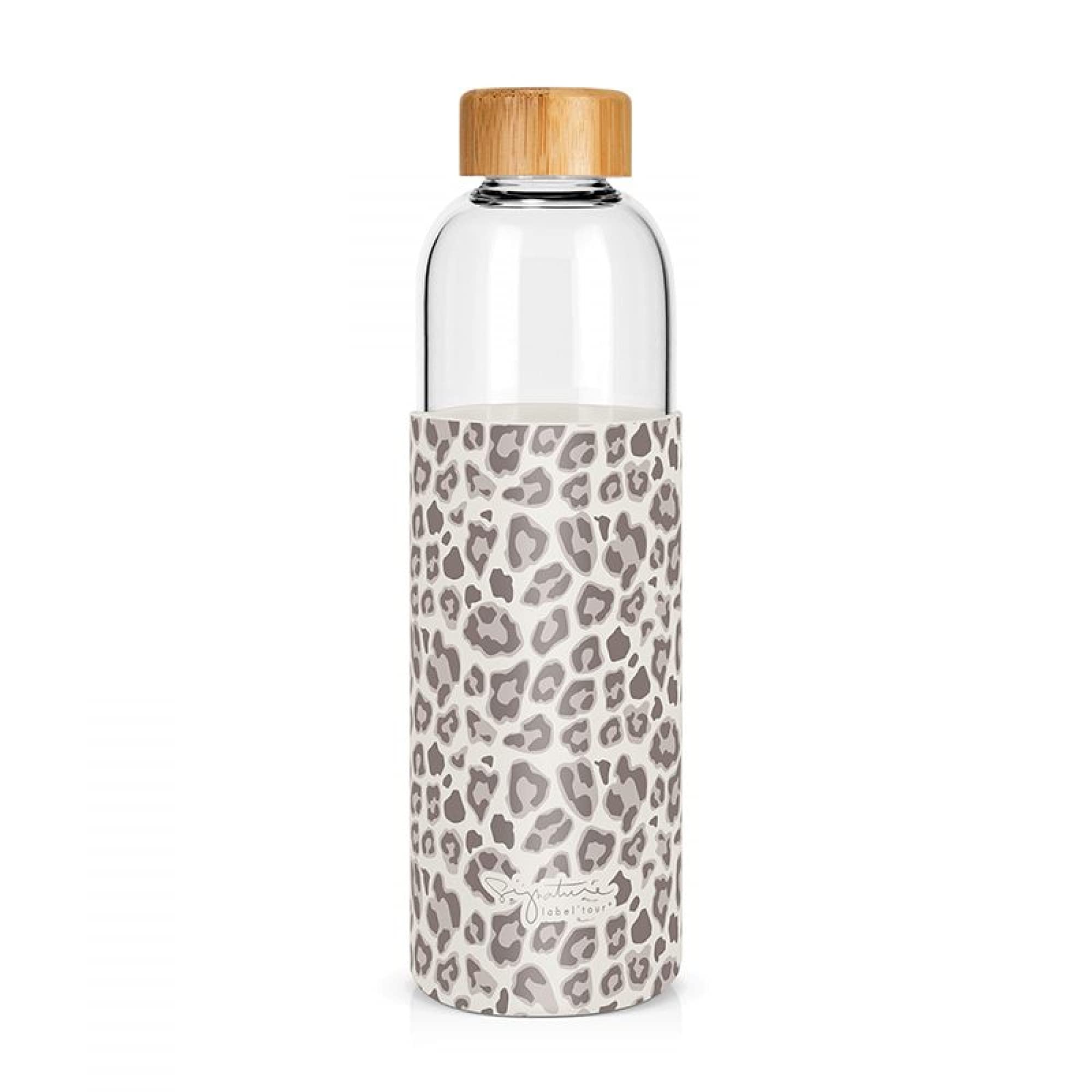 Bouteille en verre 750ml Léopard - Label'tour