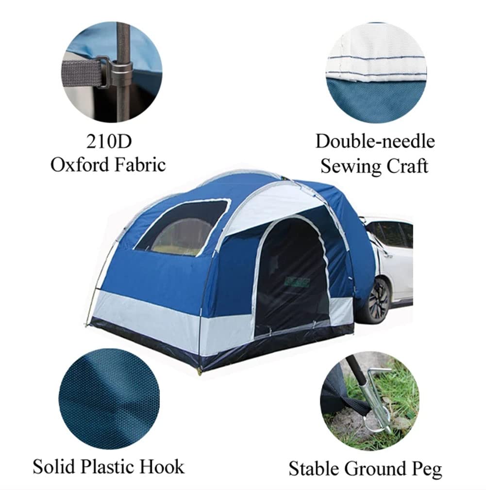Tente de Camping，Tente de Toit，Auvent de Voiture, abri Solaire, Tente de Camping Universelle, Tente de Toit étanche et Portable, auvent de Voiture pour SUV, Min