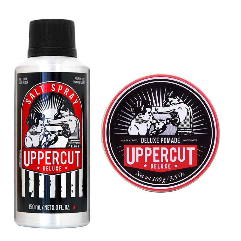 UPPERCUT DELUXE Salt Spray 5 fl. oz + Deluxe Pomade 3.5 oz.