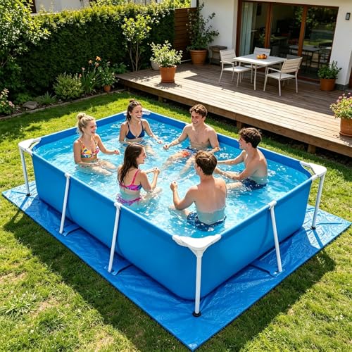 Tapis de piscine pour sol résistant pour camping et jardin