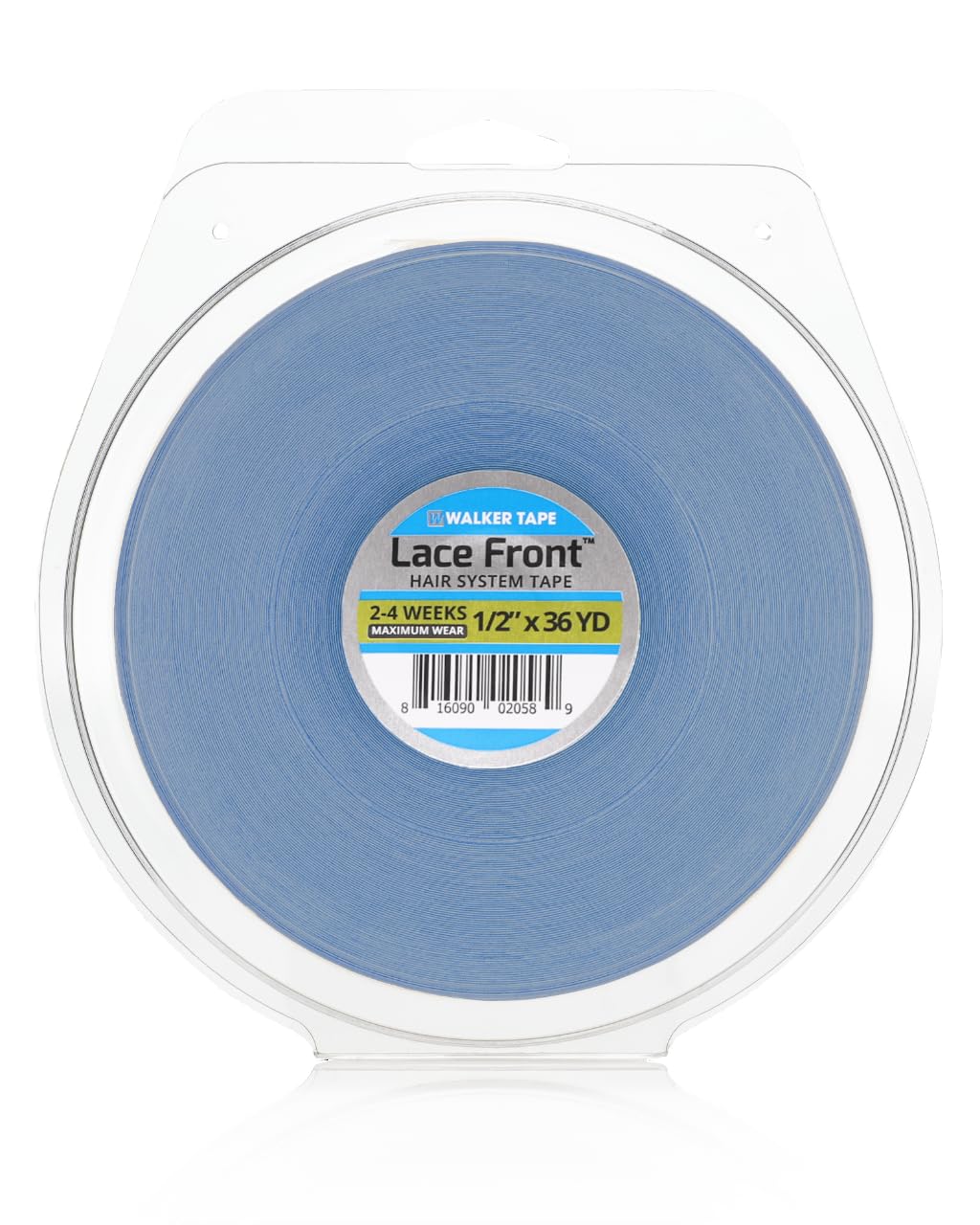 Walker 12 Yards Lace Front Support Tape (1/2 inch) For Toupee and Wig, Clear