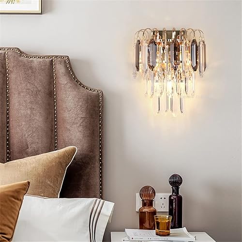 Miniatura 4 de SHUAN Fondo de sala de estar sencillo creativo personalidad pasillo escaleras dormitorio cama lámpara de pared de cristal armario color E tamaño