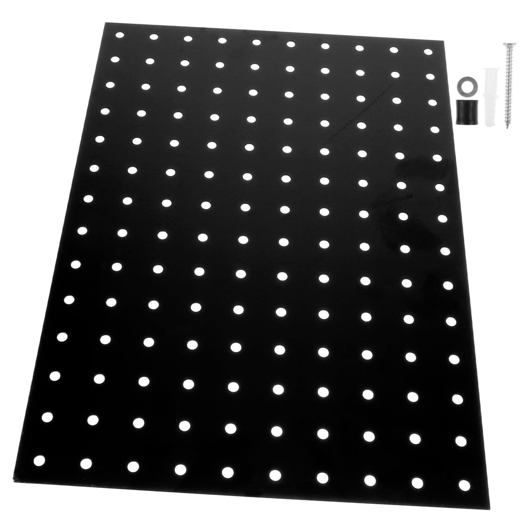 PLAFOPE Wall Mount Metal Pegboard Garage Tool Organizer Sturdy Construction Iron Pegboard for Wall