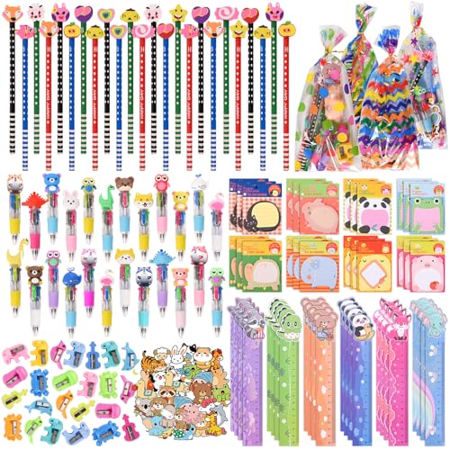 Ulema 24 Pack Cute Cartoon Animal Stationery Set,Birthday Gifts for Boys Girls School Goodie Bags...