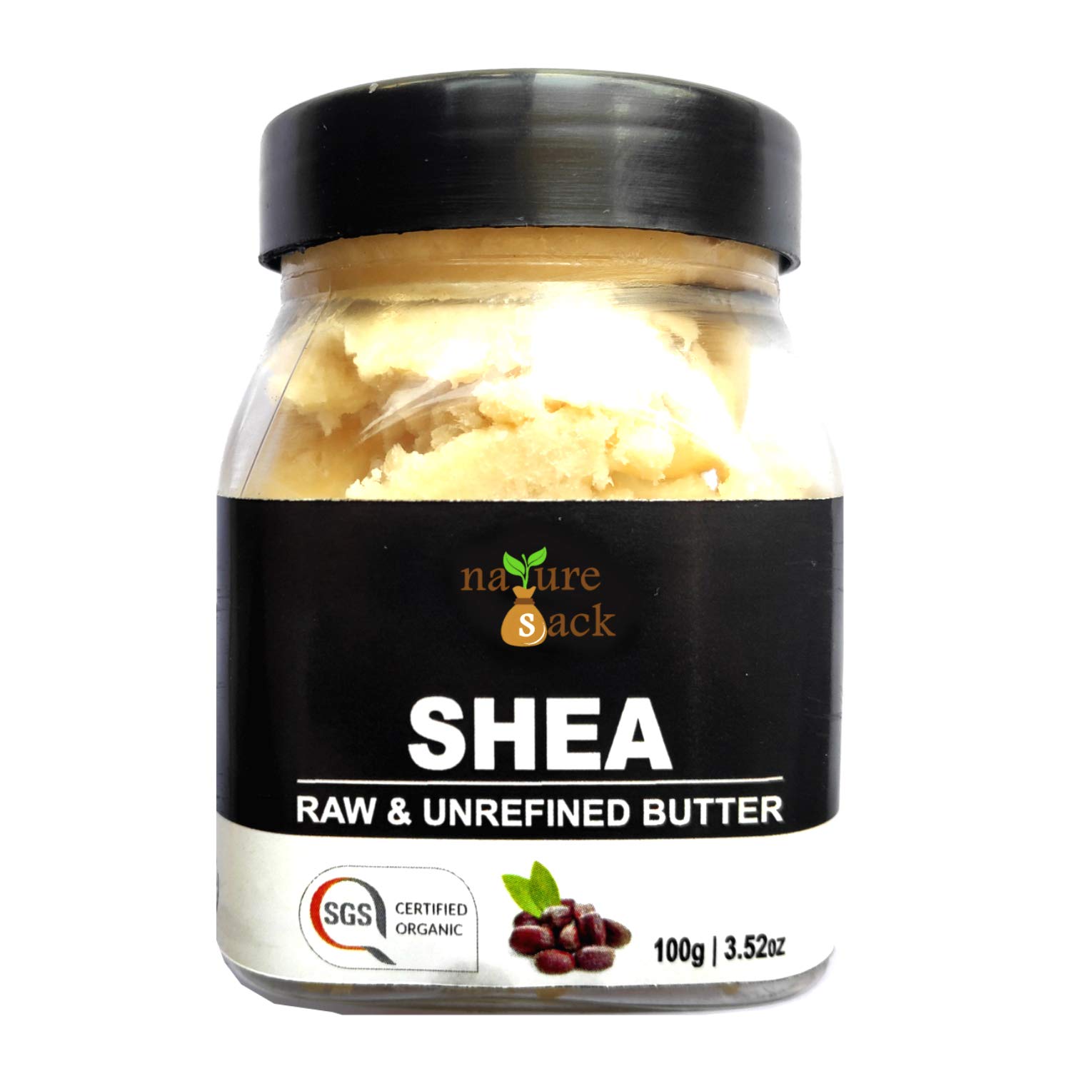NatureSack-The Best Of NatureOrganic and Unrefined Natural Shea Butter (100g)