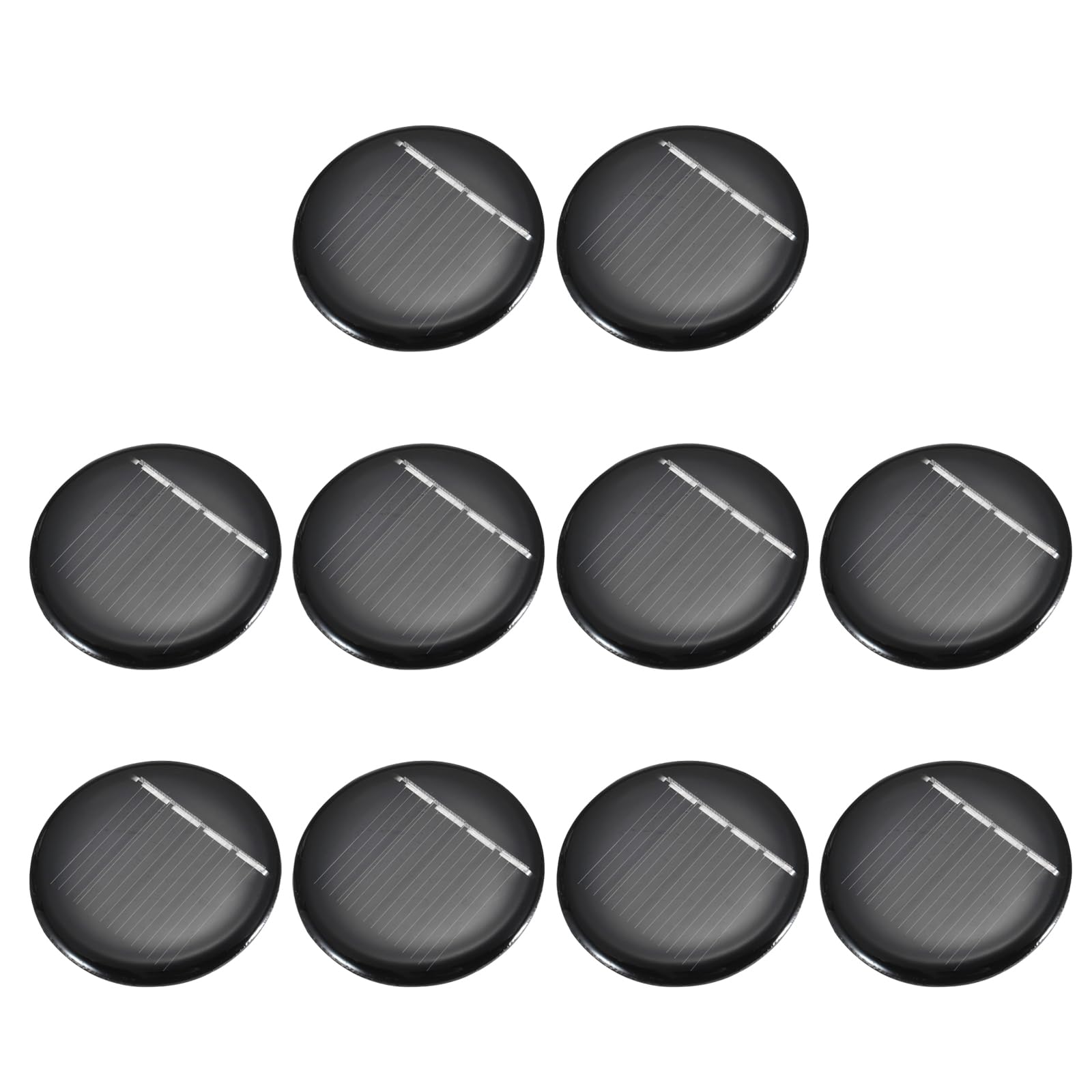 QUARKZMAN 8er Set Mini Solarpanel 1.5V 0.09W 0.06A – 30x30mm, Perfekt Für DIY, Spielzeug & Kleine Ladegeräte