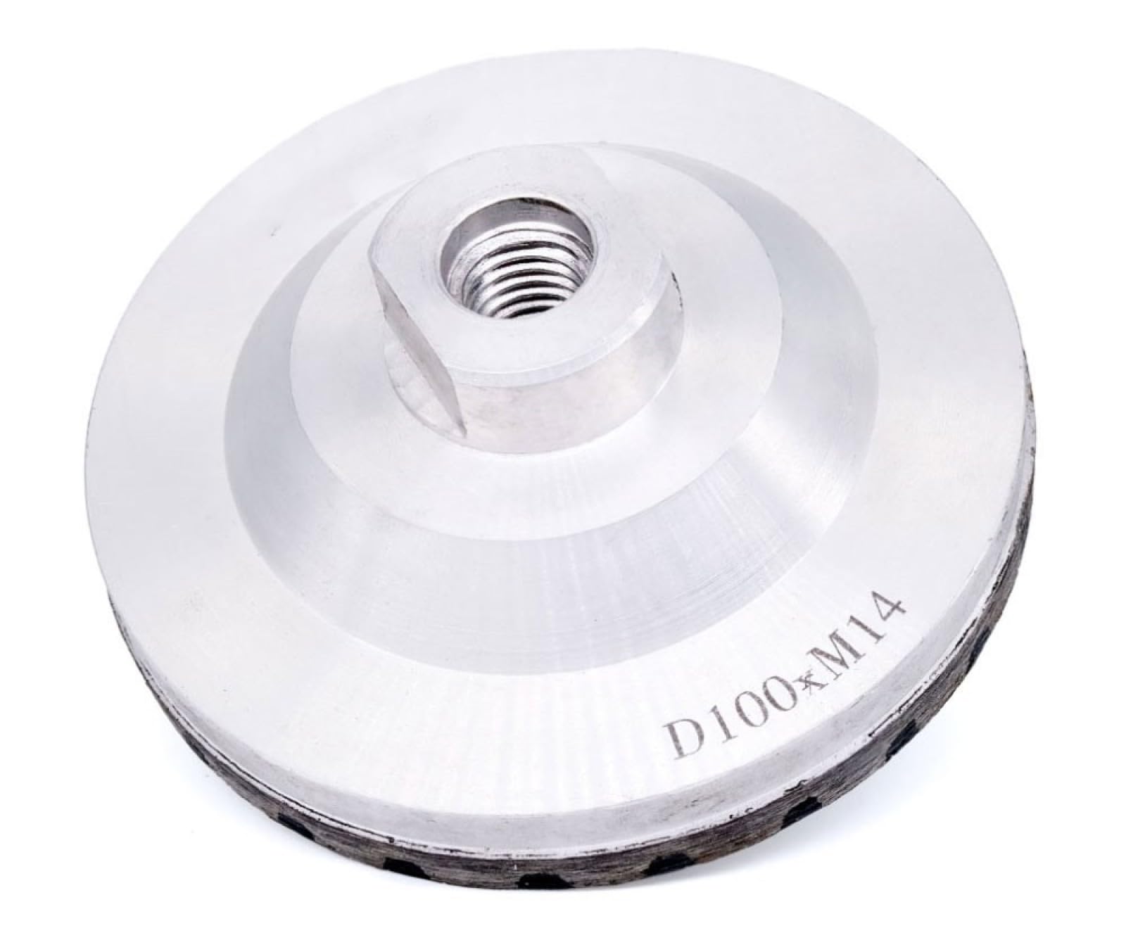Disco De Lijado A Base De Aluminio Relleno De Resina Para Piedra, Granito, Mármol, Hormigón, 1 Unidad, 4 Pulgadas, Rueda De Copa De Diamante, 100mm,Rosca M14
