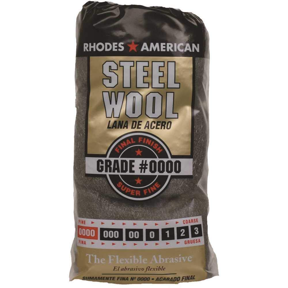STEEL WOOL PAD#0000 12PK