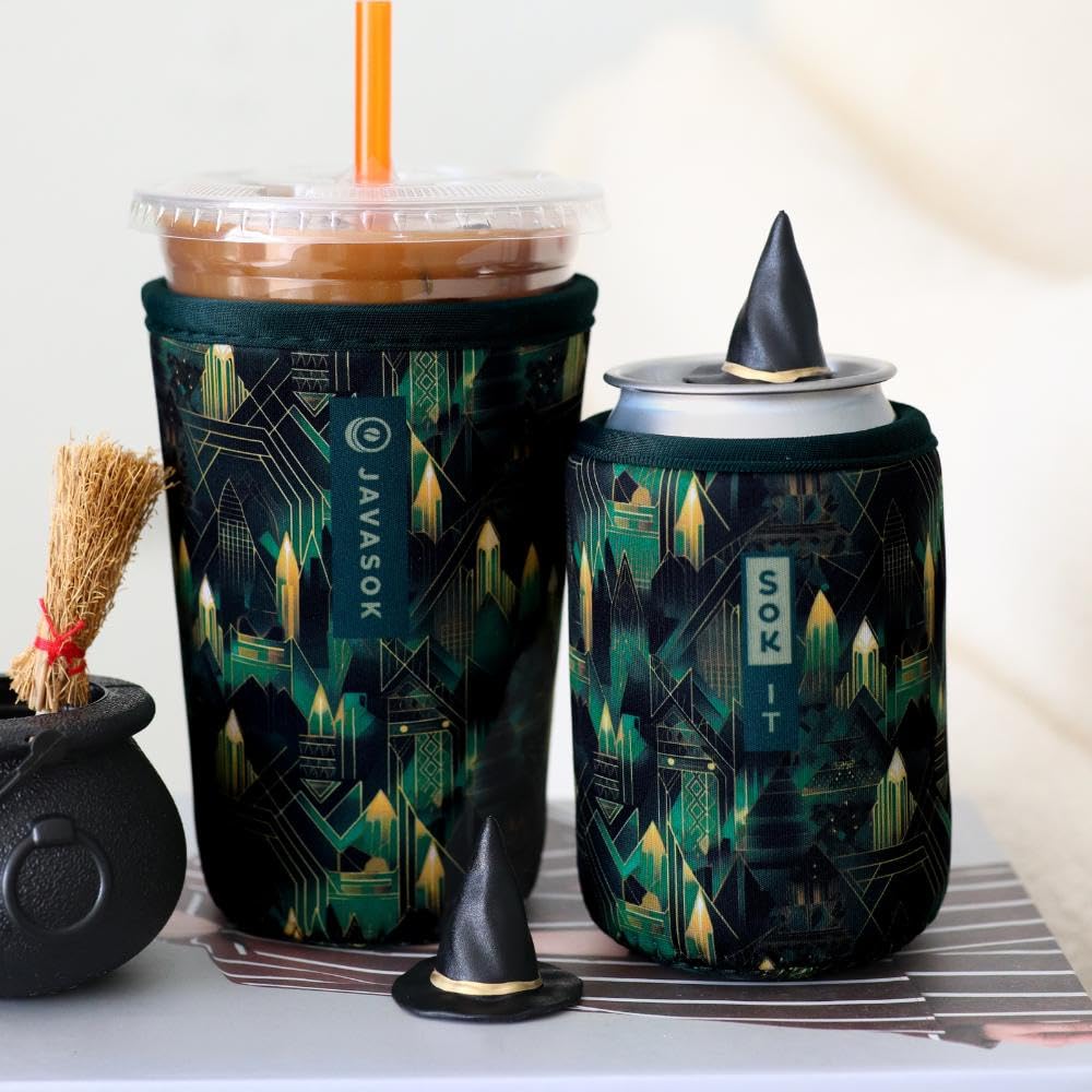 Sok It CanSok Schutzhülle für Bier und Limonade, isolierte Neopren-Hülle (Stadtgrenzen, 340 ml, schlanke Dosenhülle)