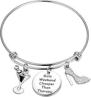 Girls Getaway Gift Awesome Gift Girls Weekend Cheaper Than Therapy Keychain Weekend Gift for Girls