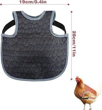 Chicken Saddle for Hens for Protection Hen Saddle for Chickens Aprons for Hens Chicken Clothes for Real Chickens Back Protector for Hens