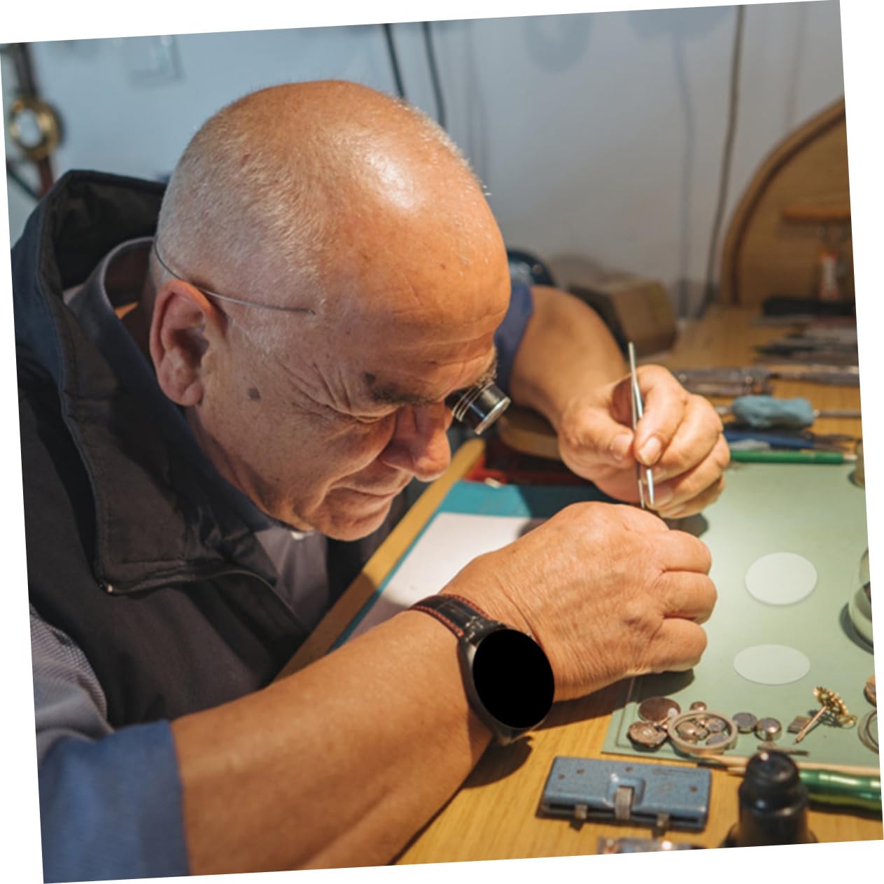 SHERCHPRY Lente De Reloj Pantalla Plana Reparación De Relojes Inteligente Mira La Cúpula De La Lente Caja De La Pantalla del e Plana Cristal De Transparent