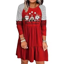 AIMITAG American Flag Star Vertical Striped Ruffled Mini Dress Womens 4th of July Patriotic Dresses Casual Color Block Dress