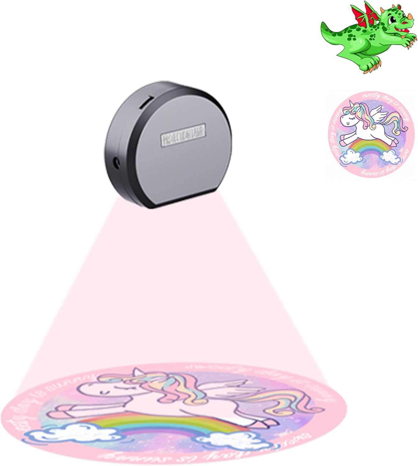 Himiway Projector Light for C1 Kids Electric Bike, Bike Night Projector Light, Ebike Light Dynamic Pattern for Night, Fun Projector Light for Kids