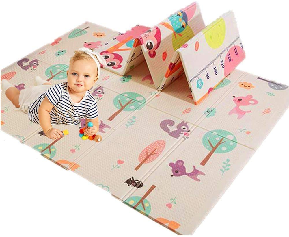 Buy vocheer Baby Play mat, Extra Large Foam Crawling Mat Non Toxic Folding Floor Mat Reversible