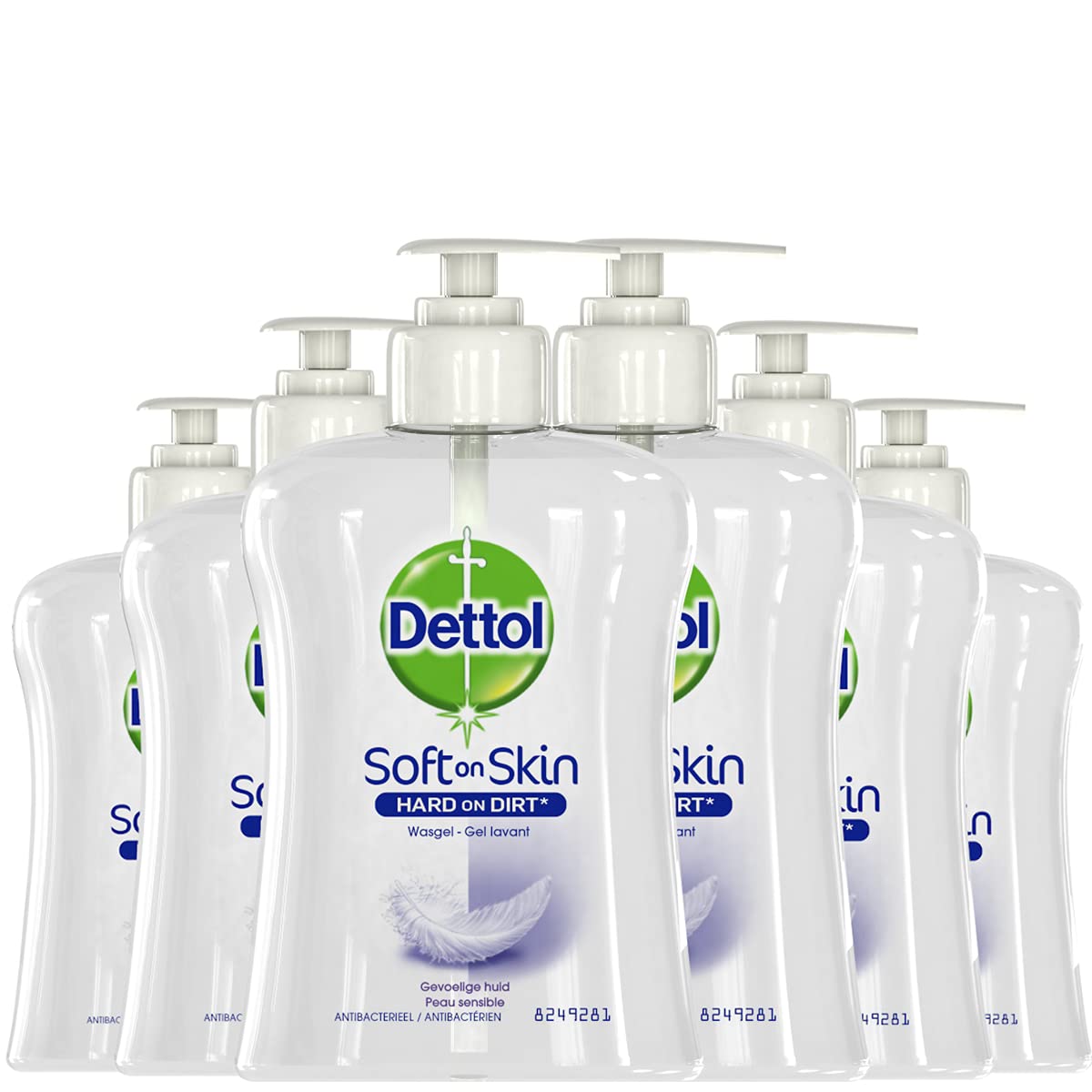 Dettol Dettol Liquid Soap Sensitive Pump para uso profesional para mejorar el rendimiento en cada uso con diseño funcional y acabado fiable