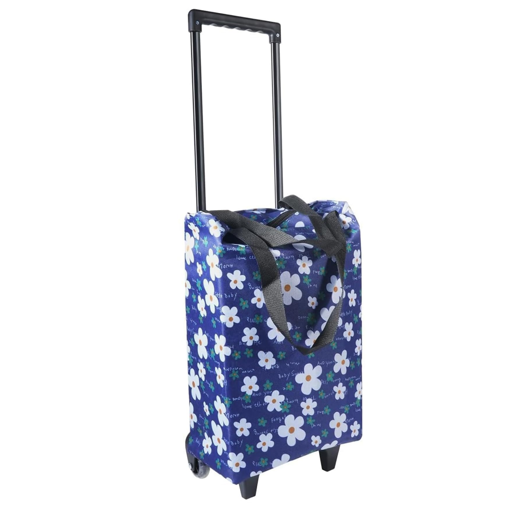 Borsa per la spesa su ruote, impermeabile, pieghevole, con manico telescopico, portata 20 kg