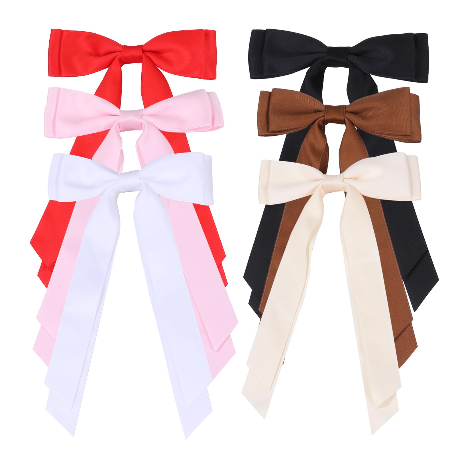 ヘアアクセサリー SILK SATIN BOW HAIR CLIPE Amazon.com : Satin Bow Hair Clips for Women, Silkly Satin