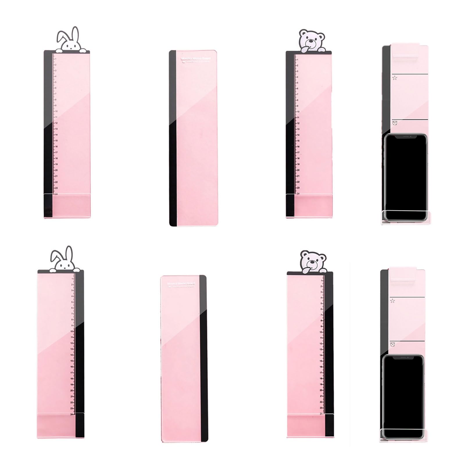 Multifunction Computer Monitor Memo Boards Left & Right Acrylic Screen Message Side Panel Phone Holder Message Reminder Notebook Accessories