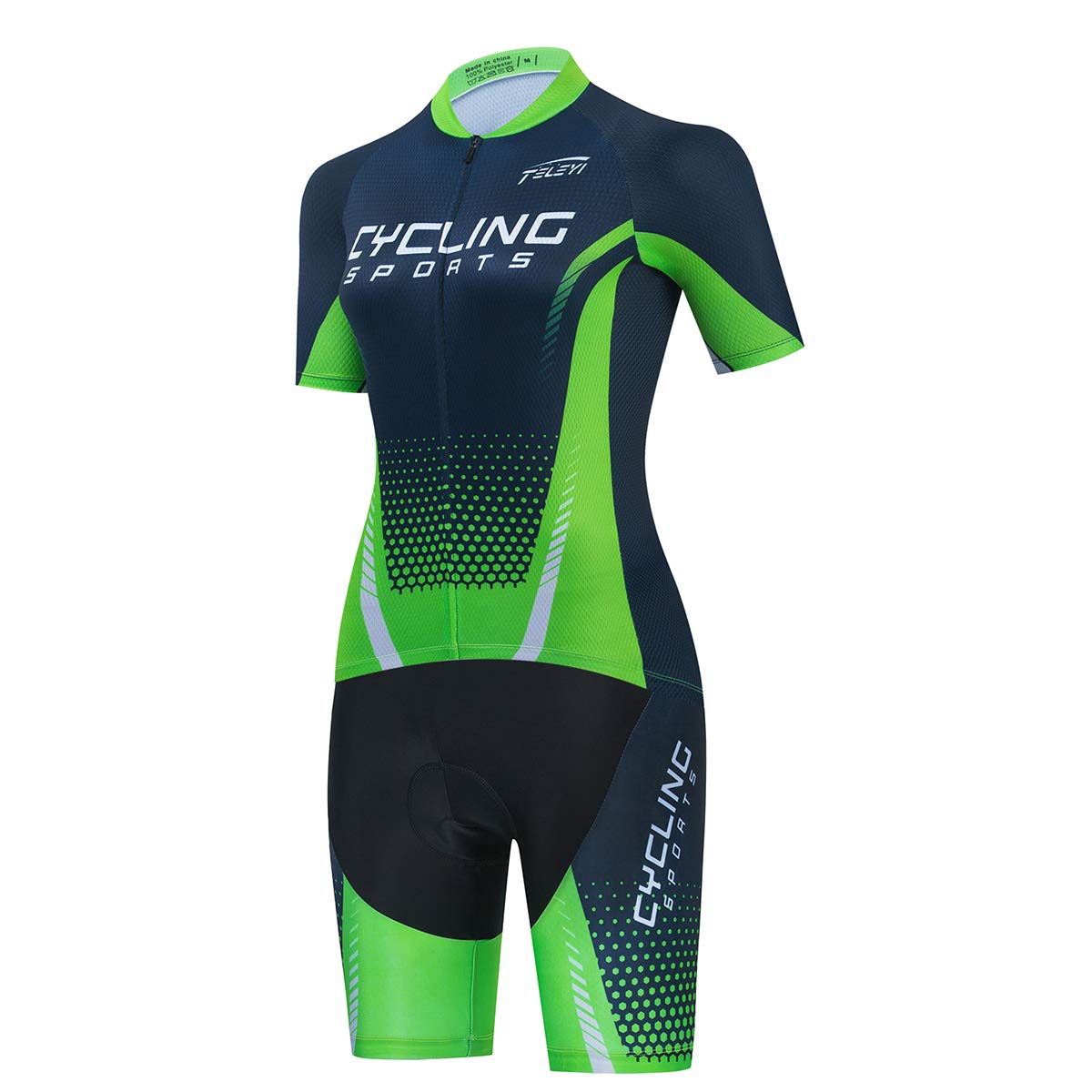 Hotlion Radtrikot Damen Set Kurzarm Sommer Fahrradbekleidung Frauen Rennrad Trikot Sätze Atmungsaktiv Radbekleidung CC63