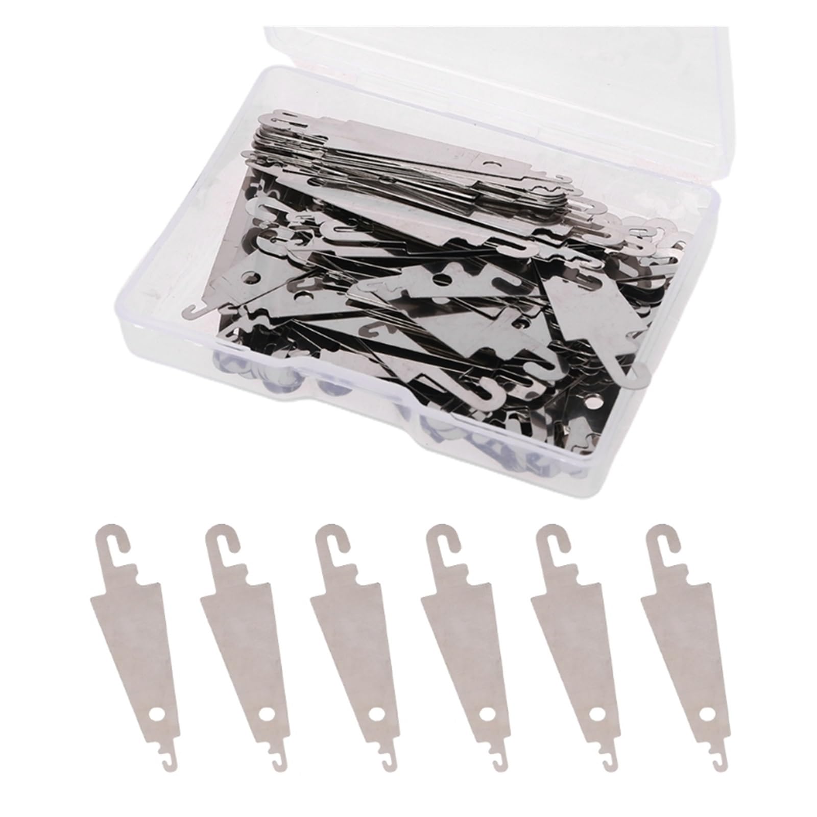 100 stücke Metall Nadel Einfädler Stickerei for Kreuz Stich Threading Werkzeuge for Große Öhr Nadeln Hand DIY Nähen